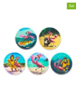 Aktion ???? Kita & Schule Ergobag 5tlg. Set "Kletties Flamingo" In Bunt Günstig Kaufen ????