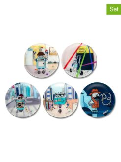 Großhandel ???? Kita & Schule Ergobag 5tlg. Set "Kletties Roboter" In Bunt Günstig Kaufen ????