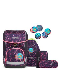 Coupon ⭐ Schulranzen & -tüten Ergobag Cubo Light - Schulranzen Set 5tlg. In Bärmuda Viereck Günstig Kaufen ????