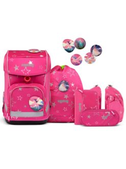 Auslauf ???? Schulranzen & -tüten Ergobag Cubo Light Schulranzen-Set 6tlg. Inkl. Klettie-Set In Sternzaubär GĂźnstig Kaufen ????