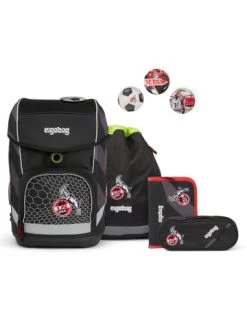 Am billigsten 😀 Schulranzen & -tüten Ergobag Cubo Schulranzen-Set 5tlg. Inkl. Klettie-Set In Domstürmbär Günstig Kaufen 🎁