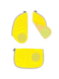 Besorgen ✔️ Schulranzen & -tüten Ergobag Cubo Seitentaschen-Zipset Gelb, 3-tlg. Günstig Kaufen ????