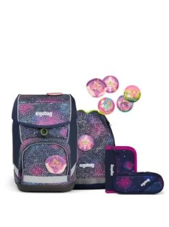 Schlussverkauf 😀 Schulranzen & -tüten Ergobag Cubo "Super Reflex Glow" - Schulranzen Set 5tlg. In Bärlaxy Günstig Kaufen 🎁