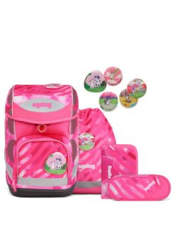 Am billigsten ???? Schulranzen & -tüten Ergobag Ergobag Cubo "Neo Edition" - Schulranzen Set 5tlg. In KuntBärbuntes Einhorn Günstig Kaufen ????