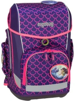 Billig ❤️ Schulranzen & -tüten Ergobag Schulranzen Cubo Light Set LUMI In PerlentauchBär Günstig Kaufen 💯 -Ergobag Shop ergobag schulranzen cubo light set lumi in perlentauchbar 1