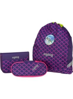 Billig ❤️ Schulranzen & -tüten Ergobag Schulranzen Cubo Light Set LUMI In PerlentauchBär Günstig Kaufen 💯 -Ergobag Shop ergobag schulranzen cubo light set lumi in perlentauchbar 6