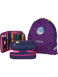 Billig ❤️ Schulranzen & -tüten Ergobag Schulranzen Cubo Light Set LUMI In PerlentauchBär Günstig Kaufen 💯 -Ergobag Shop ergobag schulranzen cubo light set lumi in perlentauchbar 8