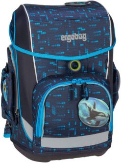 Schlussverkauf ???? Schulranzen & -tüten Ergobag Schulranzen Cubo Light Set LUMI In TiefseetauchBär Günstig Kaufen ????