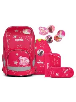 Aktion ❤️ Schulranzen & -tüten Ergobag Wide Schulrucksack-Set 5 Tlg. Inkl. Klettie-Set In Cinbärella Günstig Kaufen 😍