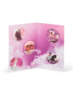 Aktion ???? Weiteres Büro- & Schulzubehör Ergobag Zubehör Klettie - Set 5 Tlg. Matt In Magische Prinzessin Günstig Kaufen ❤️ -Ergobag Shop ergobag zubehor klettie set 5 tlg matt in magische prinzessin 2