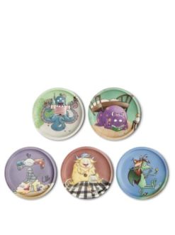 Auslauf ???? Weiteres Büro- & Schulzubehör Ergobag Zubehör Klettie - Set 5 Tlg. Matt In Monsterfreunde Günstig Kaufen ????