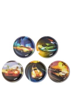 Angebote ???? Weiteres Büro- & Schulzubehör Ergobag Zubehör Klettie - Set 5 Tlg. Matt In Rennwagen Günstig Kaufen ????