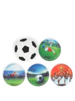 Besorgen ???? Weiteres Büro- & Schulzubehör Ergobag Zubehör Klettie - Soccer Special 3D Set-5 Tlg. Matt In Fußball Günstig Kaufen ????