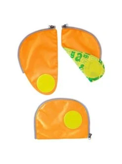 Am billigsten ❤️ Weiteres Büro- & Schulzubehör Ergobag Zubehör Pack - Sicherheits-Set 3tlg. (für Modelle Bis 2018) In Orange -2018 Günstig Kaufen 😀